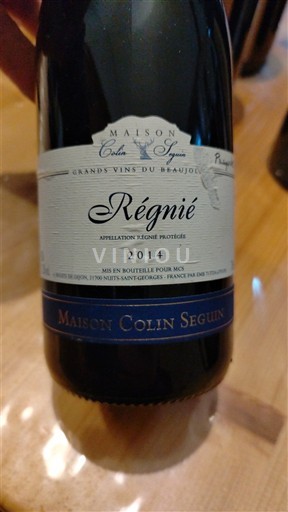 Beaujolais Régnié Maison Colin Seguin 2014