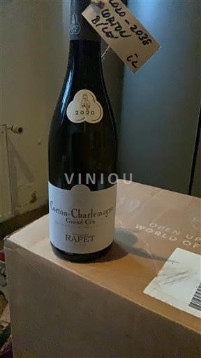 Burgundy Corton-Charlemagne Grand Cru Rapet 2020