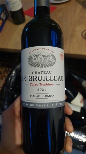 Bordeaux Pessac-Léognan Château Le Bruilleau Tradition 2021