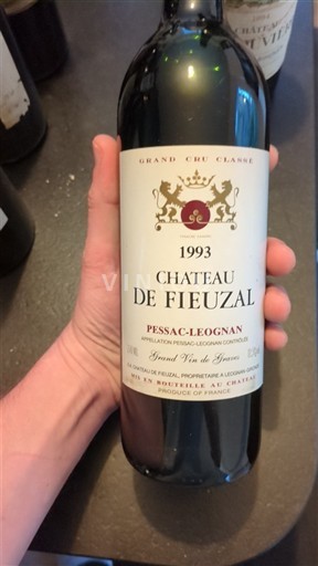 Bordeaux Pessac-Léognan Château Fieuzal 1993