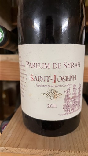 Viinit Rouge sec Parfum de Syrah 2011 Ranska Rhônen laakso Saint-Joseph AOC