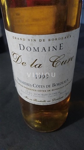 Bordeaux Prve obale Bordeauxa Domaine La Cure 1999