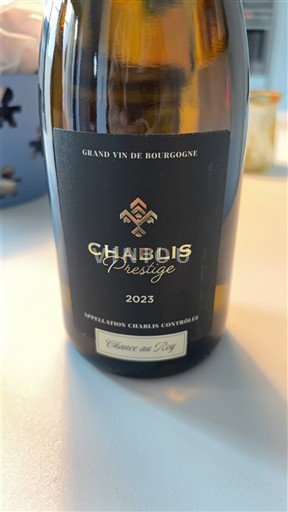 Burgundsko Chablis Chance au Roy Prestige 2023