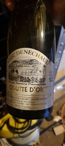 Dolina Loare Coteaux-du-Layon GAEC Denechaud Goutte d'Or 2007