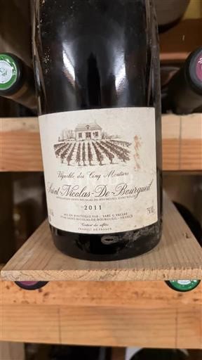 Loire-dalen Saint-Nicolas-De-Bourgueil Vignoble du Clos Maurier 2011