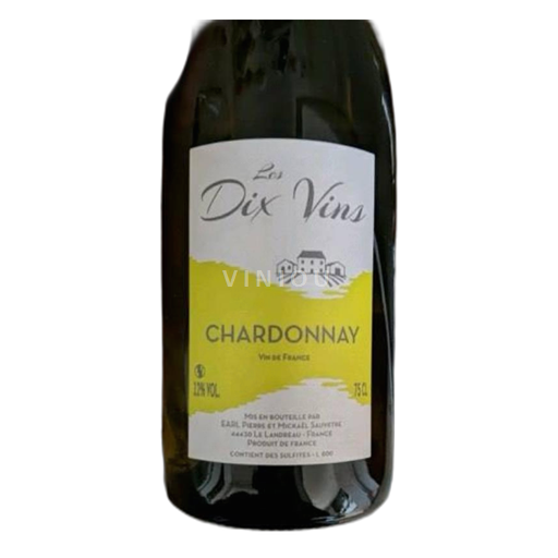 Vinos Blanc demi-sec Les Dix Vins EARL Pierre et Mickaël Sauvrette 2023 Francia Valle del Loira Gros Plant del País Nantés AOC