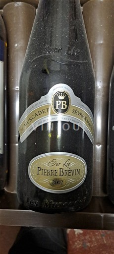 Loiren laakso Muscadet-sèvre-et-maine Pierre Brévin Sur Lie 2002