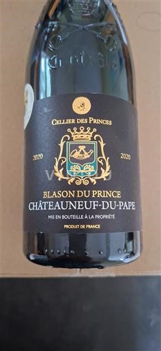 Rhônevallei Châteauneuf-du-Pape Cellier des Princes Blason du Prince 2020