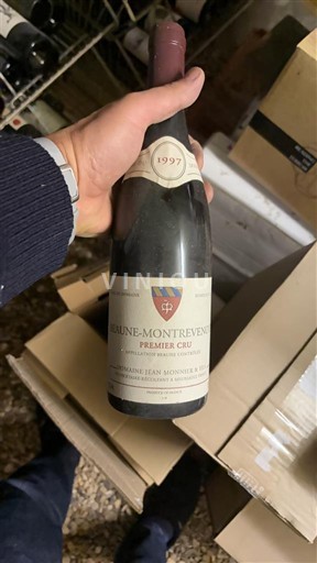 Viner Rouge sec Domaine Jean Monnier & Fils 1997 Frankrike Bourgogne Ospecificerad AOC Premier Cru