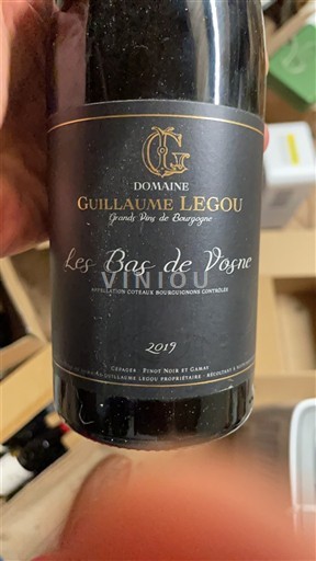 Burgundia Dealurile Burgundiei Domaine Guillaume Legou Les Bas de Vosne 2019