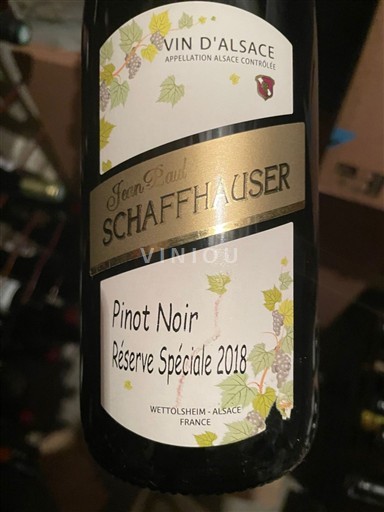 Alsasko Jean-Paul Schaffhauser Réserve Spéciale 2018