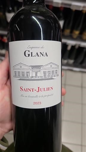 Burdeos Saint-Julien Château Glana Esquisse de Glana 2023