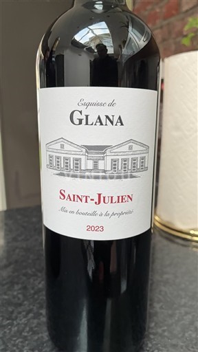 Bordeaux Saint-Julien Château Glana Esquisse de Glana 2023