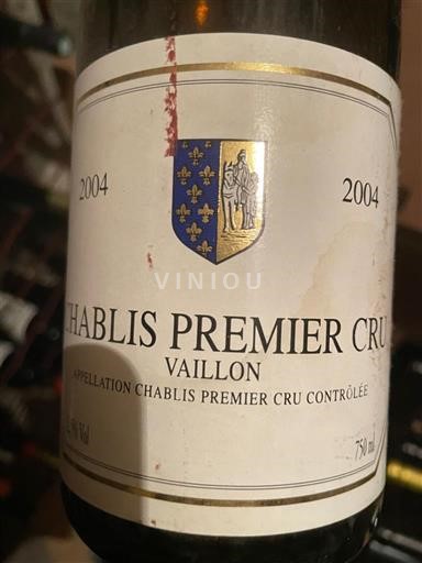 Bourgogne Chablis Premier Cru Vaillon 2004