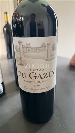 Bordoja Canon-Fronsac Château Gazin 2020