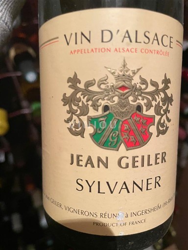 Alsasko Jean Geiler Sylvaner 2011