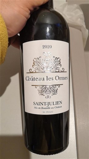 Burdeos Saint-Julien Château Les Ormes 2020