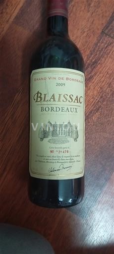 Burdeos Bordeaux Blaissac 2009