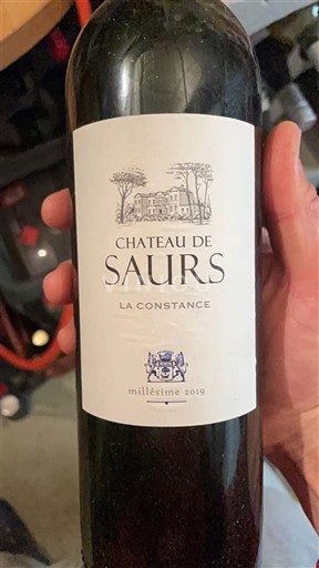 Sud-Ovest Gaillac Château Saurs La Constance 2019