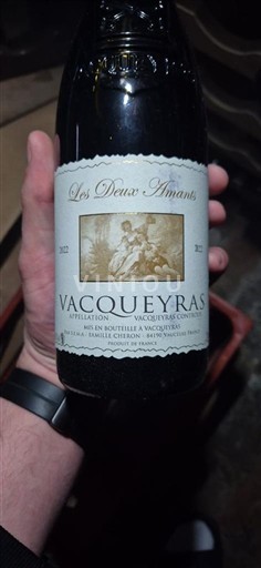 Rhônedalen Vacqueyras Les Deux Amants 2022
