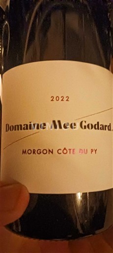 Beaujolais Morgon Domaine Mee Godard Côte du Py 2022