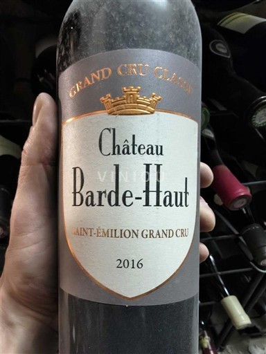 Bordeaux Saint-Émilion Grand Cru Grand Cru Château Barde-Haut 2016