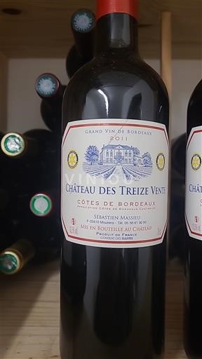 Bordeaux Côtes de Bordeaux Château S Treize Vents 2011