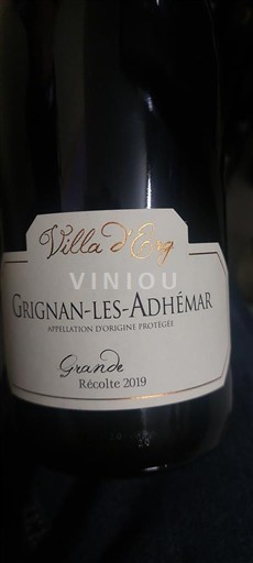 Rhônedalen Grignan-les-Adhémar Villa d'Ery Grande Récolte 2019