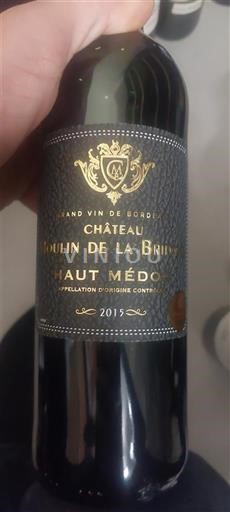 Bordeaux Haut-Médoc Château Moulin de la Bridane 2015