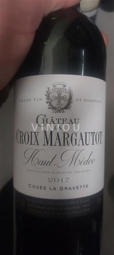 Bordeaux Haut-Médoc Château La Croix Margautot La Gravette 2017