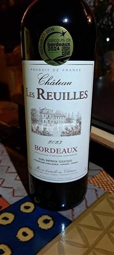 Burdeos Bordeaux Château Les Reuilles 2023