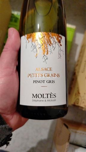 Vinos Blanc sec Petits Grains Moltès 2023 Francia Alsacia Vin de France