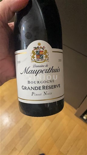 Bourgogne Domaine Mauperthuis Grande Réserve 2020