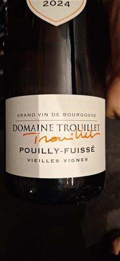 Burgundy Pouilly-Fuissé Domaine Trouillet Vieilles Vignes 2024