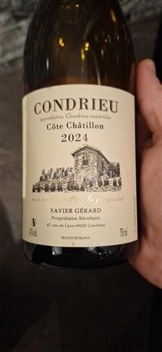 Rona dolina Condrieu Xavier Gérard Côte Châtillon 2024