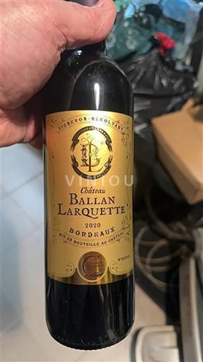 Bordéus Château Ballan Larquette 2020
