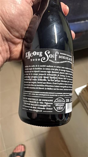 Bordeaux Vignobles Chaigne & fils Encore Soif 2020