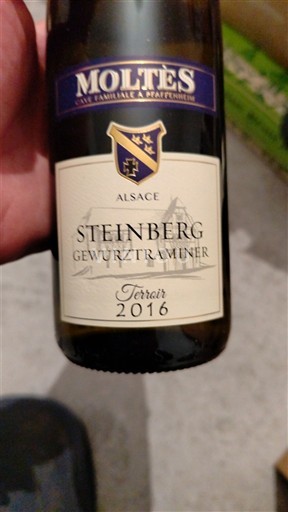 Alsace Alsace Grand Cru Moltes Steinberg Terroir 2016