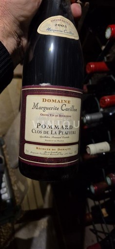 Borgoña Pommard Grand Cru Domaine Marguerite Carillon Clos de la platiere 2005