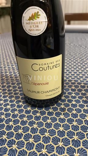 Loiren laakso Saumur-champigny Domaine S Coutures L'épanouie 2023
