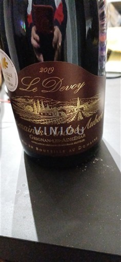 Údolí Rhôny Grignan-les-adhémar Domaine Domaines André Aubert Le Devoy 2019