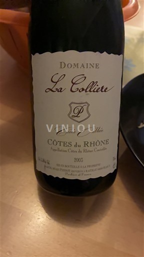 Rhône Valley Côtes-du-Rhône Domaine La Collière Paulie 2003