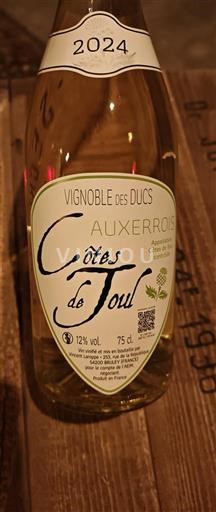 Lotharingen Côtes de Toul Vignoble des Ducs Auxerrois 2024