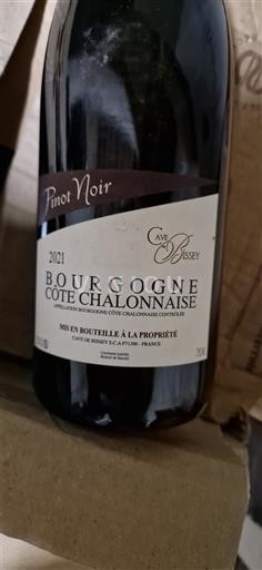 Burgundy Burgundy Côte Chalonnaise Cave de Bissey Pinot Noir 2021