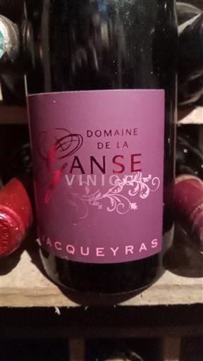 Rhônedalen Vacqueyras Domaine La Ganse Icke årgångsbetecknad