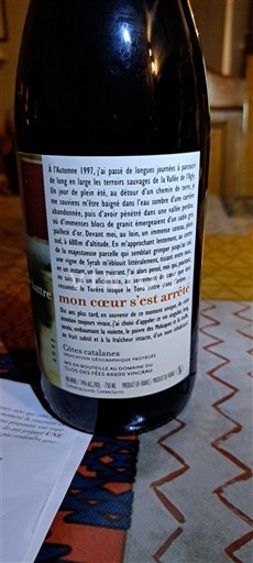 Languedoc a Roussillon Katalánská pobreží Domaine Clos des Fées De battre mon cœur s'est arrêté 2023