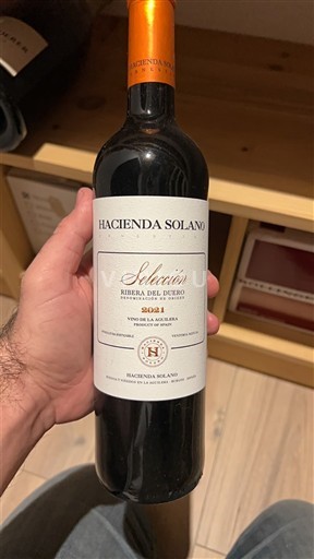 Castilien og León Ribera del Duero Hacienda Solano Selección 2021