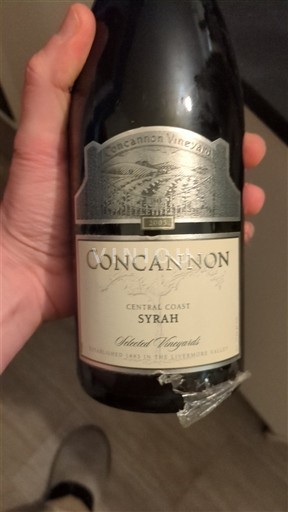 Vùng trồng nho được cấp phép California Central Coast Concannon Vineyard Syrah 2005