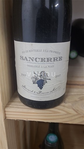 Dolina Loare Sancerre Chantal et Pierre-Marie N°3 2007