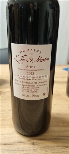 Languedoc-Roussillon Aude Domaine L'Ile St Martin 2023